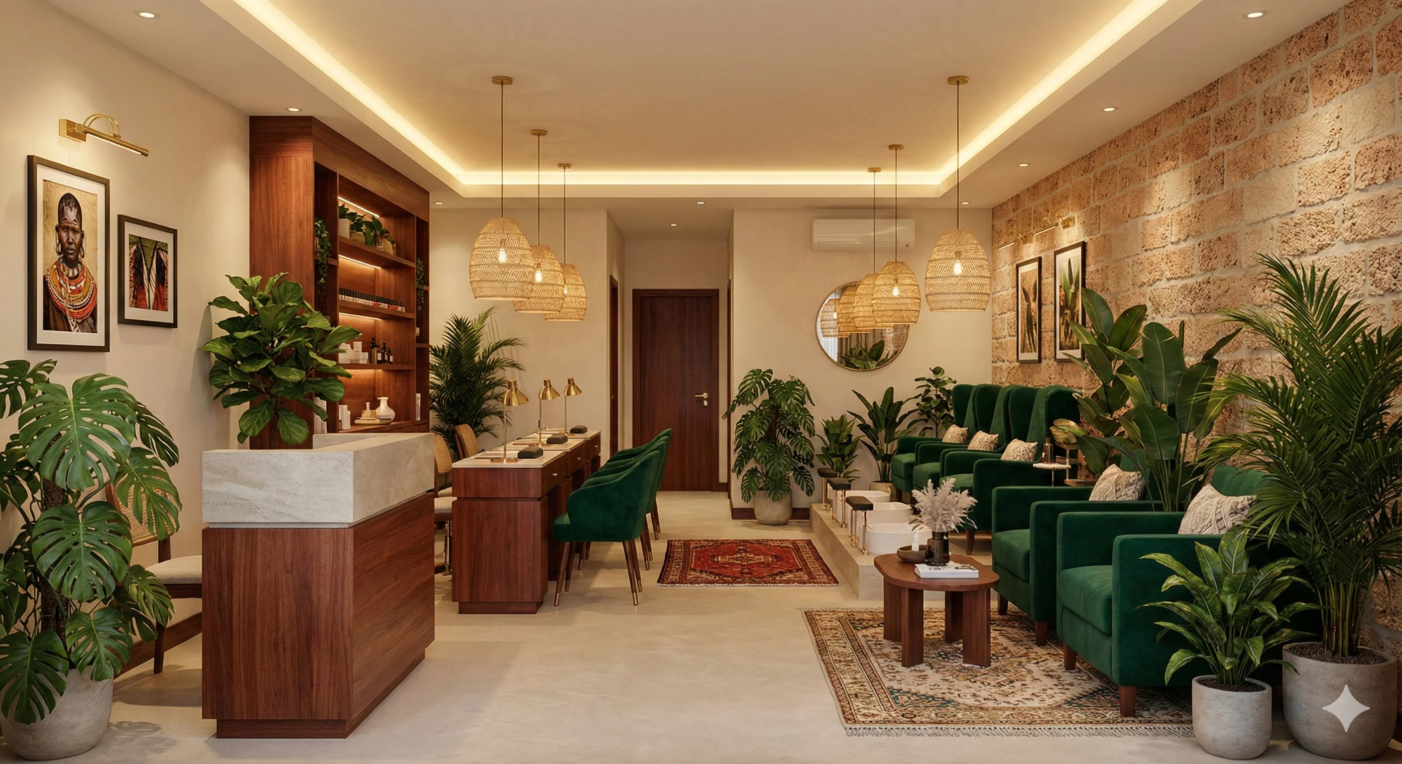 Awesam Nails salon interior